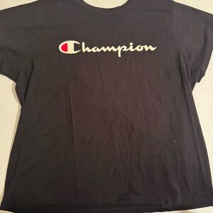 Champion Black Athletic T-Shirt | 2X
